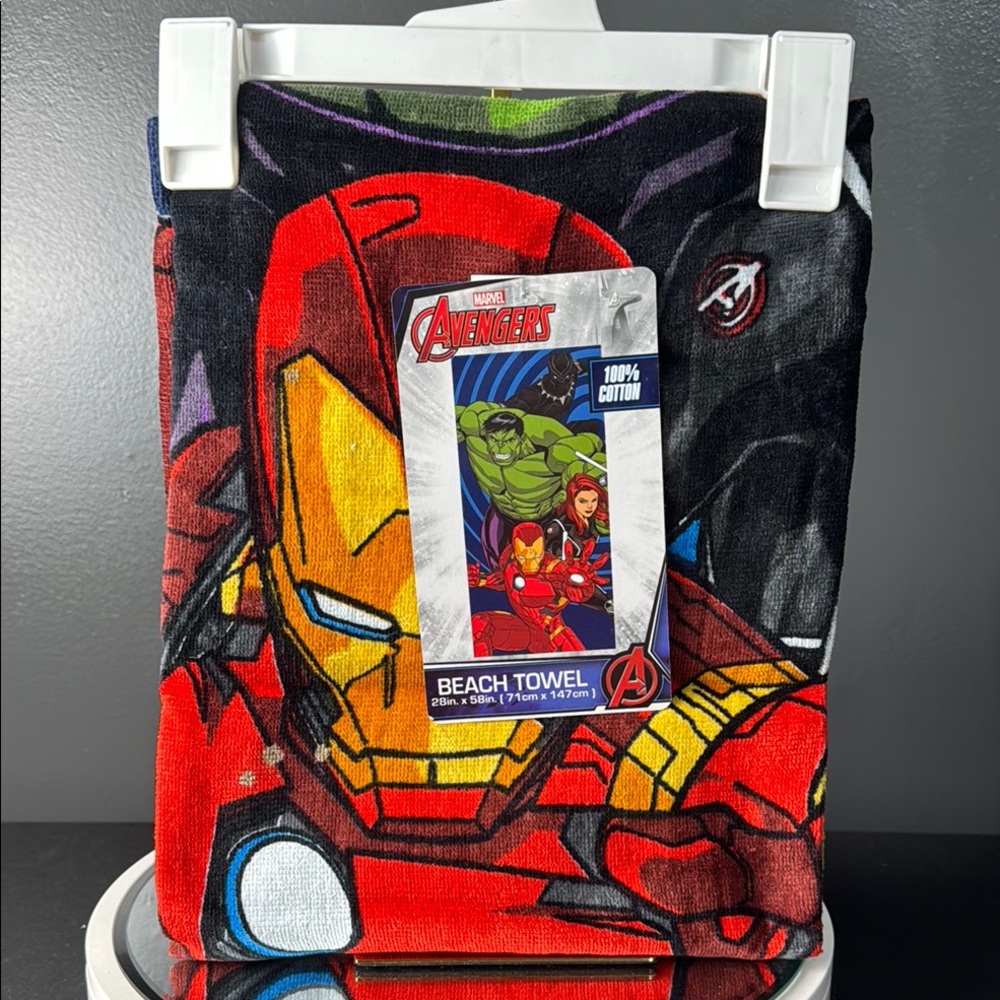 Marvel Avengers 100% Cotton Beach Towel 28x58